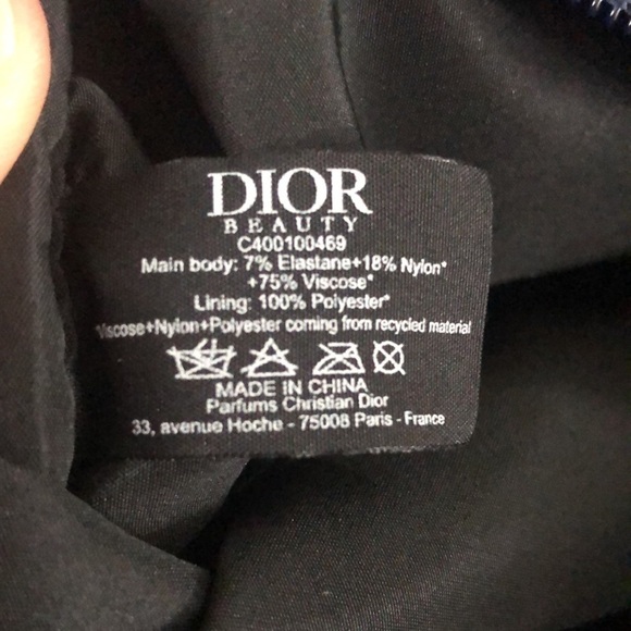 DIOR Men's Toiletry Pouch Navy Blue Authentic Savage - Picture 11 of 15